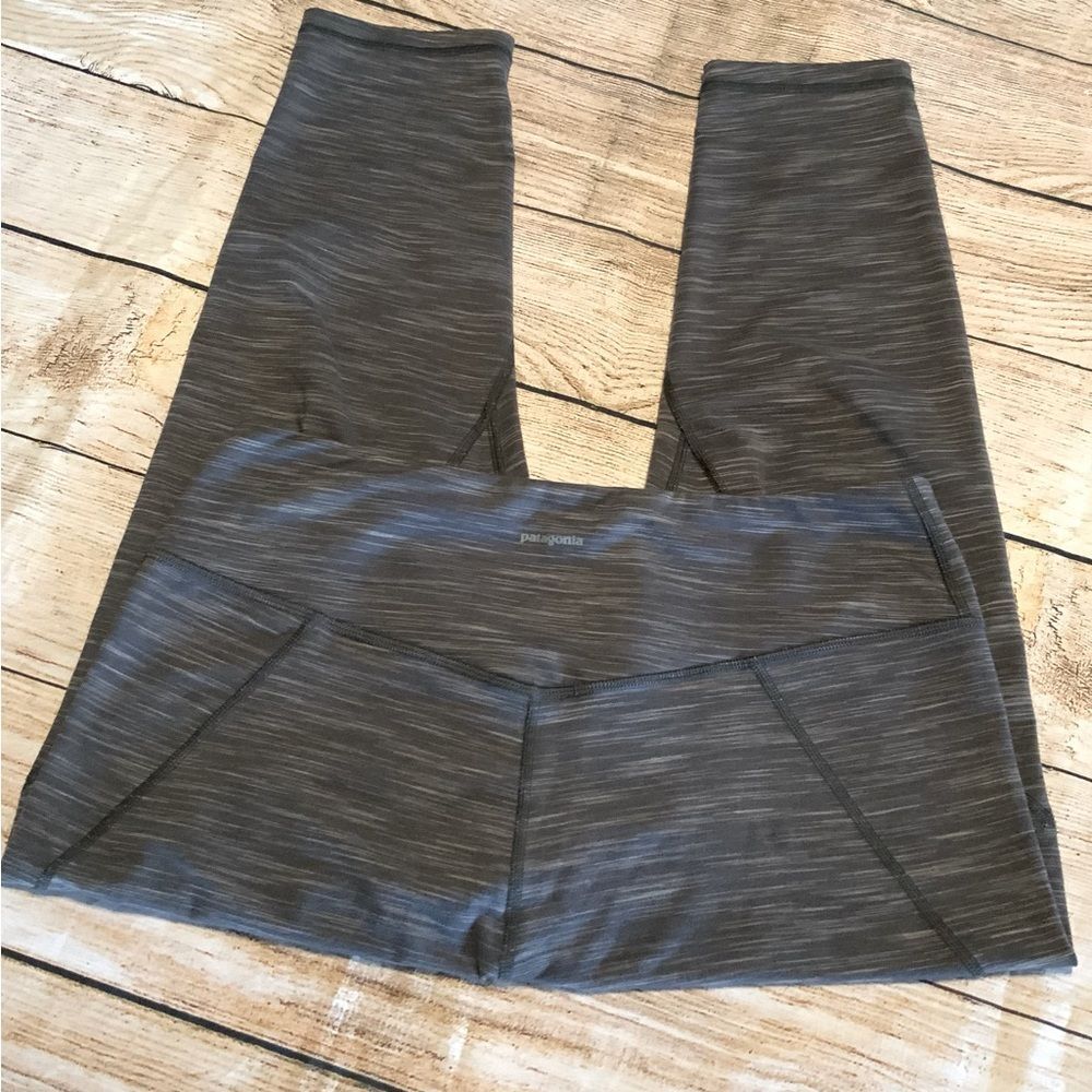 Patagonia Worn Wear Gray Marled Leggings Size L
